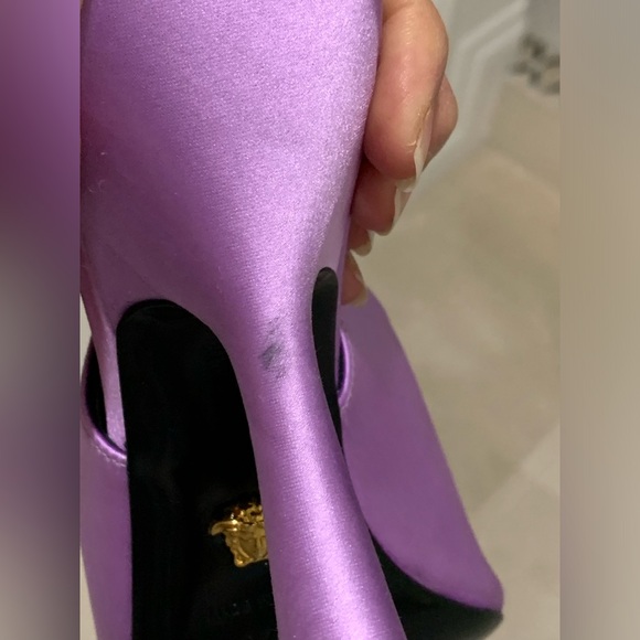 Versace Frame Slingback Sandal Size 37.5 - Picture 12 of 12